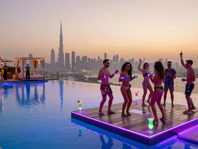 The Hottest Pool Parties for a Bachelor Party in Dubai